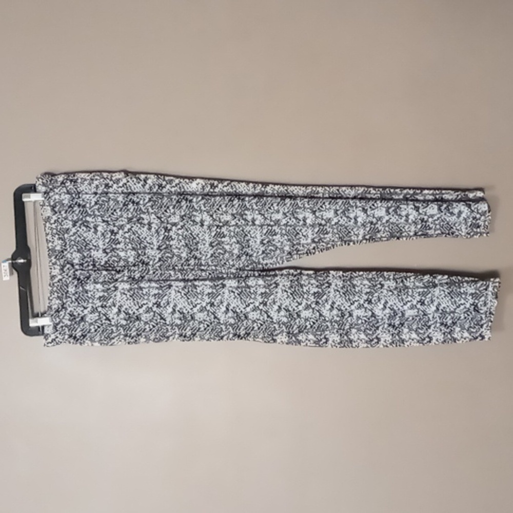 Como Vintage Black/White Snakeskin Print Casual Pants XL